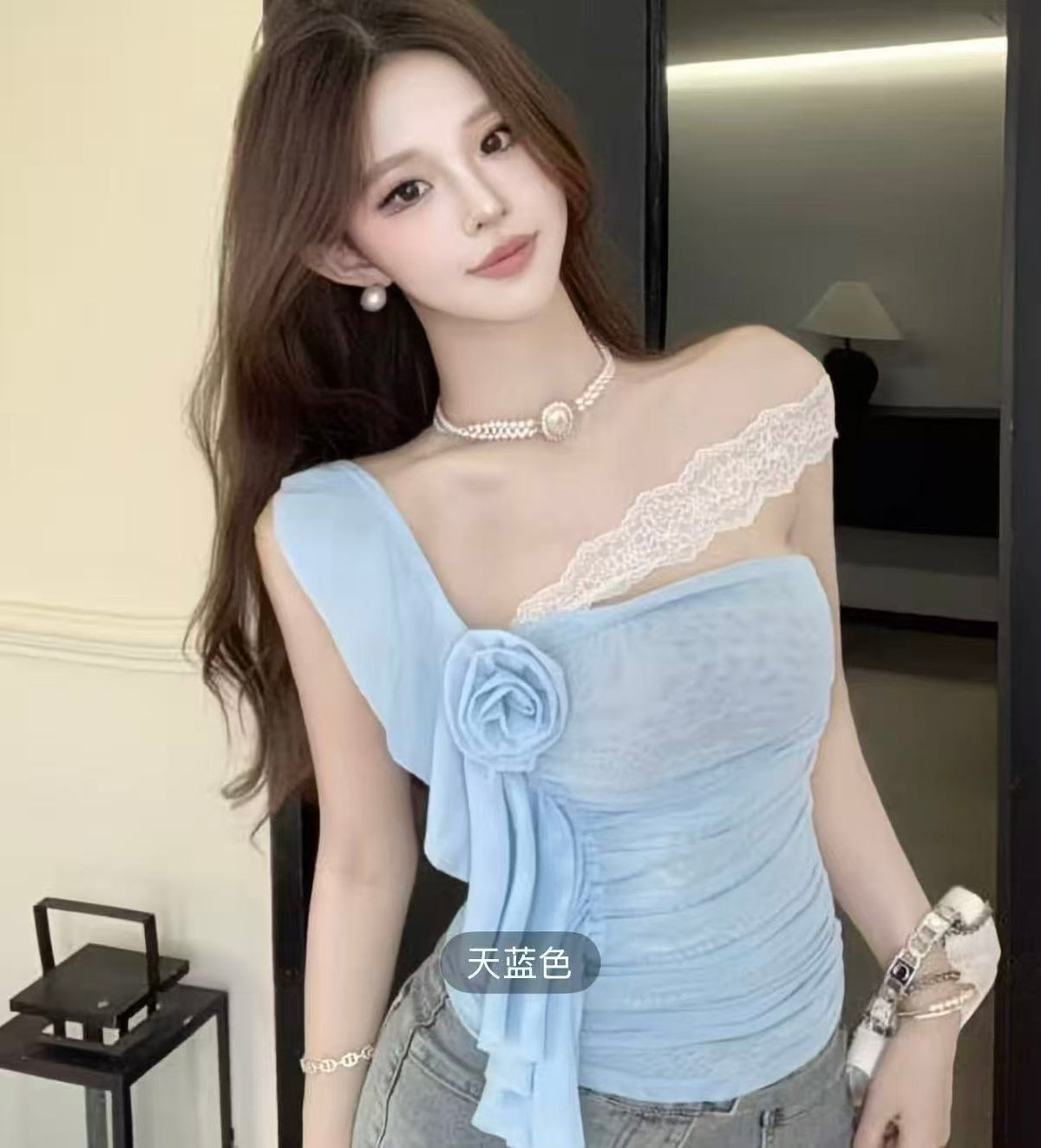 Camisa azul