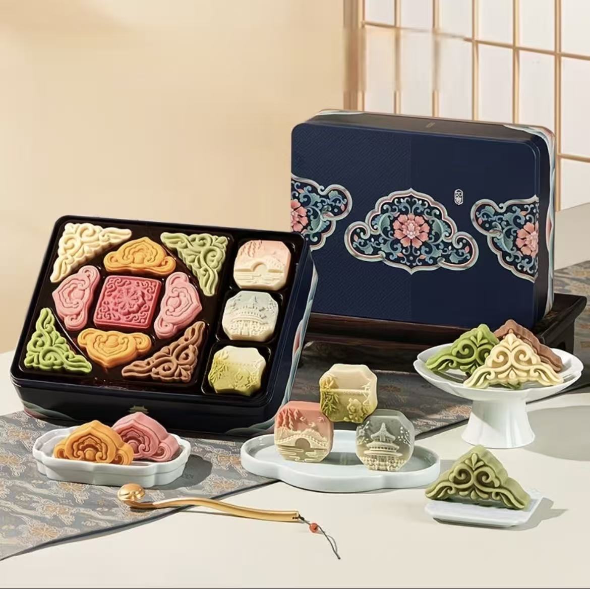 Caja de regalo de pasteles de luna del Festival de Medio Otoño