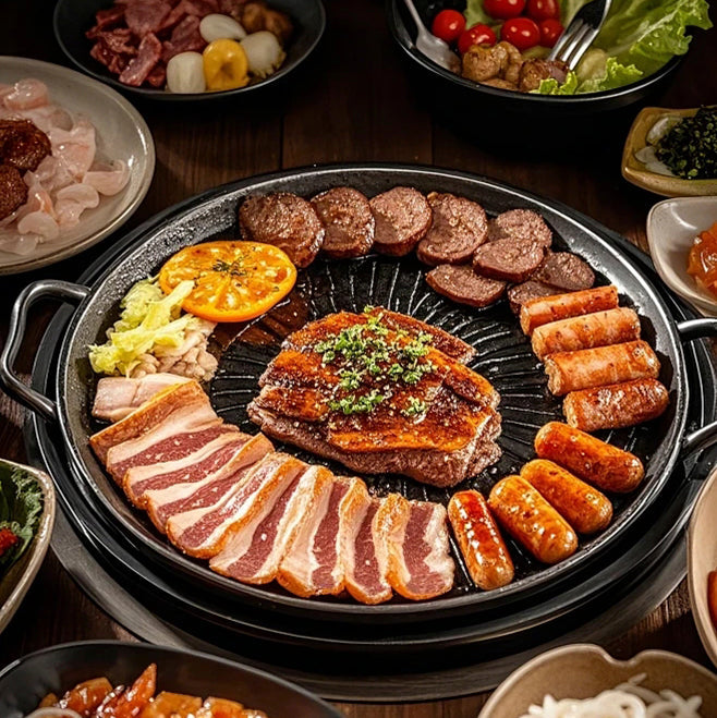 Menú de barbacoa/Precio por persona