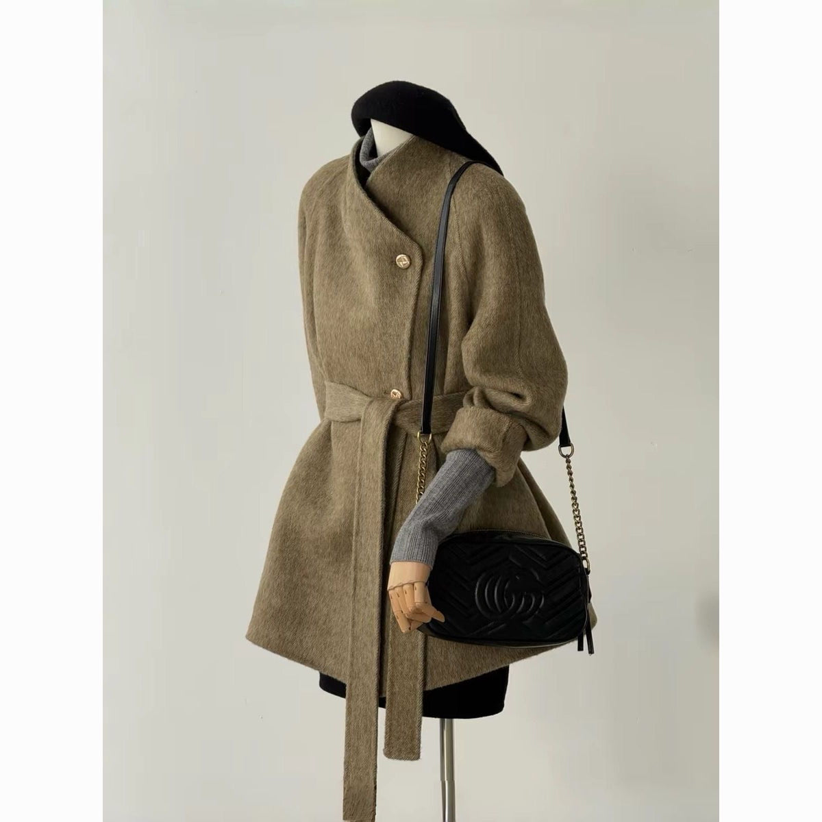 High-quality plush coat
