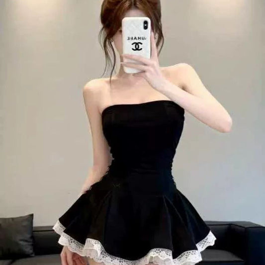 レースフリルスカート