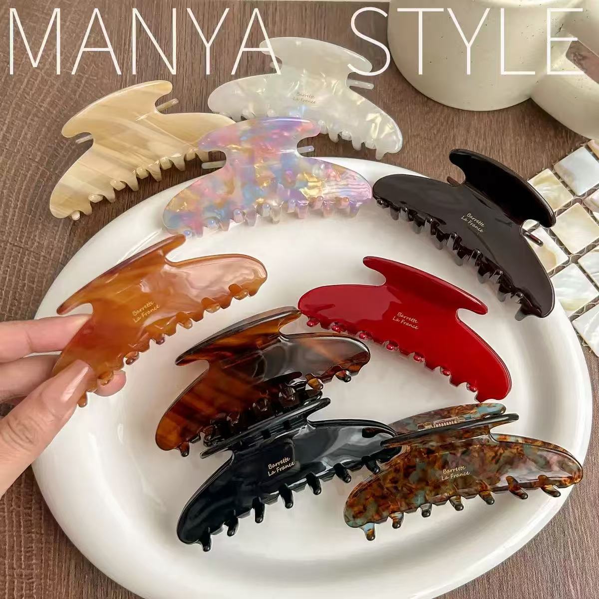 Set de 2 pinzas para el cabello estilo coreano