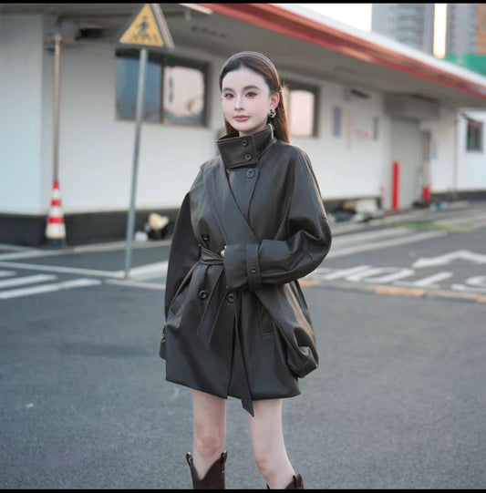Genuine Leather Jacket Fall‑Winter