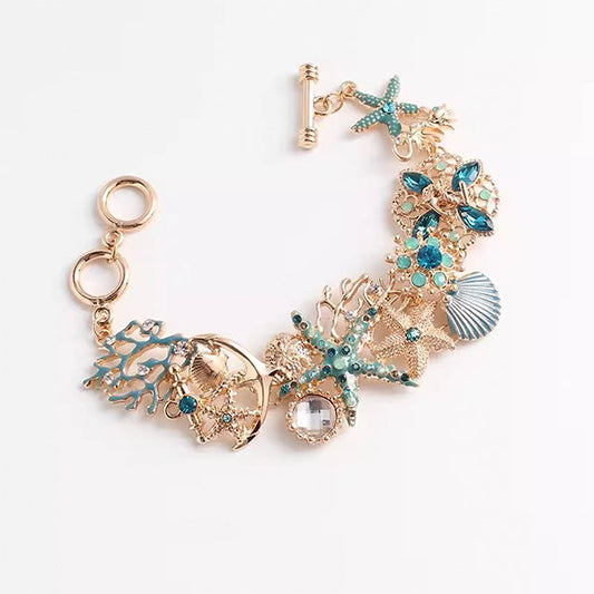 Pulsera de cuentas de coral Haixing